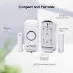 Door Alarms for Kids Safety, VOXON Window Alarm Door Alarm for Home Security Personal Security Window Alarms Sensor Burglar Door Alarm for Pool, Cars, Sheds, Caravans DIY Kit Pack of 2