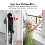 Door Alarms for Kids Safety, VOXON Window Alarm Door Alarm for Home Security Personal Security Window Alarms Sensor Burglar Door Alarm for Pool, Cars, Sheds, Caravans DIY Kit Pack of 2