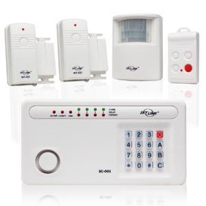 Skylink SC-100W Wireless Deluxe Home & Office Burglar Alarm System Alert Security Package | Affordable, Easy to Install DIY