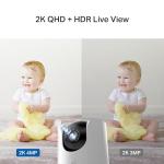 TP-Link Tapo 2K QHD Pan/Tilt Wi-Fi Camera | Apple HomeKit | Physical Privacy Mode | Color Night Vision | Motion Tracking | 2-Way Audio | Local/Cloud Storage | Works w/Alexa&Google Home | (Tapo C225)