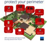 Smart Siren Alarm, Wireless Home Security Alarm with 110 dB Loud Audible Alerts, Remote Control, Compatible with Alexa, Google, Home Assistant, IFTTT - Hub Required