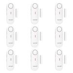 TECKNET Door Alarms for Kids Safety, Window Alarm Pool Alarms Door Alarm for Home Security, 2-in-1 Alarm & Chime, 3-Level Volume Control, Wireless Alarm for House Hotel Cars Sheds Caravans (9 Pack)