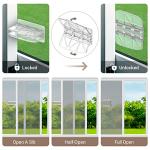 Sliding Door Lock Window Locks - 2 Pack Sliding Glass Door Lock for Child Safety Closet Door Security Locks for Kids Home Security Door Lock Safety Childproof for Inside Flip Door Latches Bar Stopper