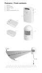 Wireless Driveway Alarm,Home Security Alarm,PIR Motion Sensor Alert System