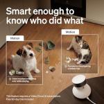 PETLIBRO Security Indoor Camera Includes 90-Day AI Trial w/AI Human/Pet Detection & Two-Way Audio, Home Camera w/360° Pan Tilt & Night Vision, Dog/Pet Cam w/Multi-Pet Recognition, Smart Summaries
