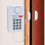 H-COME Wireless Home Security Burglar Alarm Garage Shed Caravan Defender with Keypad, Fit for Door Window, Powered by 3 x AA Battery (Not Included)