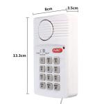 H-COME Wireless Home Security Burglar Alarm Garage Shed Caravan Defender with Keypad, Fit for Door Window, Powered by 3 x AA Battery (Not Included)