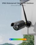 Hiseeu Wireless Security Camera System, 16CH NVR 5MP Outdoor WiFi Cameras, 8-Cam Kit, Plug-in Home Security System, Motion Detection, IP66, 3TB HDD, No Monthly Fees