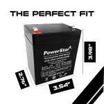 PowerStar 12V 4.5Ah Home Alarm Security System SLA Battery [Electronics]