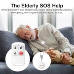 XUK Smart Home Security System,4G/GSM &WiFi Wireless Alarm Kit with Door/Window Sensors,PIR Motion Detectors,App Remote Control,Compatible with Alexa &Google Home,Easy Installation (21pcs Set)