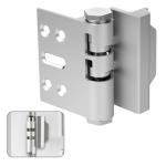 MaxxGeek Home Door Reinforcement Lock - High Security Anti-Burglary Lock, Aluminum Guard for Home Security (Silver Oxide)