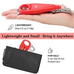 Home Security Door Lock, VIRIDI Portable Travel Doorlocks for Airbnb Hotel Room Bedroom Add Extra Safety Privacy Solid Removable No Drill Door Jammer Latch for House Apartment School Selfdefense Item