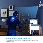 Hiseeu 2K Wireless Security Camera System, 10CH NVR Kit,8Pcs 3MP WiFi Surveillance Cameras for Home Indoor/Outdoor Use,Night Vision,Waterproof, Motion Detection, 3TB Hard Drive and DC Power Included