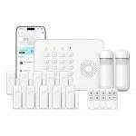 Hapippofa Wireless Home Security System WiFi/4G Home Alarm System with Phone APP Alert | Voice Control | No Subscription Fees | 24/7 Monitoring | Alexa Compatible