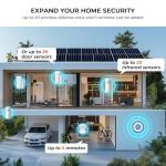 PGST Wireless Home Alarm System,Smart Home Security System with Tuya App Instant Alerts,DIY Door Alarms Kits Siren Hub with Door/Motion Sensors,Remote,Work with Alexa/Google Assistant for Apartment