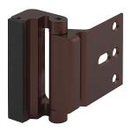 Prime-Line U 11441 Door Reinforcement Lock – Add Extra, High Security to your Home and Prevent Unauthorized Entry – 3” Stop, Aluminum Construction, Red Bronze (Single Pack)