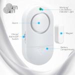 Window Alarm Sensors,120DB Door Alarms for Kids Safety, Door Chime, Burglar Alarm-Window Alarms for Home