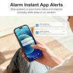 Wireless Alarm System for Home Security,24 Pcs Home Alarm System Wireless DIY Kit,WiFi+GSM/4G with Instant App Alerts NO MonthlyFees,SOS Button,App & Remote Control,Work with Alexa,for Apartment