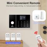 Wireless Alarm System for Home Security,24 Pcs Home Alarm System Wireless DIY Kit,WiFi+GSM/4G with Instant App Alerts NO MonthlyFees,SOS Button,App & Remote Control,Work with Alexa,for Apartment