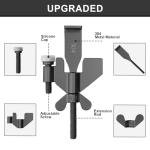 Upgraded Portable Door Lock Home Security Door Locker Privacy Perfect for Traveling Hotel Home Apartment College and Travel Lockdown Locks for Additional Safety, Pack of 2, Black