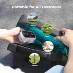 Hiseeu Solar Camera Security Outdoor, 4 Pack 100% Wireless 3K 4MP Surveillance Indoor WiFi Smart Cameras for Home Security Outside, PIR/AI Motion Detection, Waterproof, Color Night Vision, 2-Way Audio