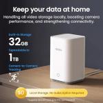 aosu T2 Ultra 4K Security Cameras Wireless Outdoor, 2 Cam Kit, Smart Home Security System with TrueColor Night Vision, AI Recognition & 360° Motion Tracking, Solar Power, Expandable 1TB Local Storage