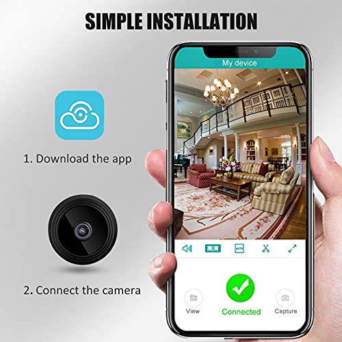 Mini Wireless WiFi Hidden Security Camera with Night Vision