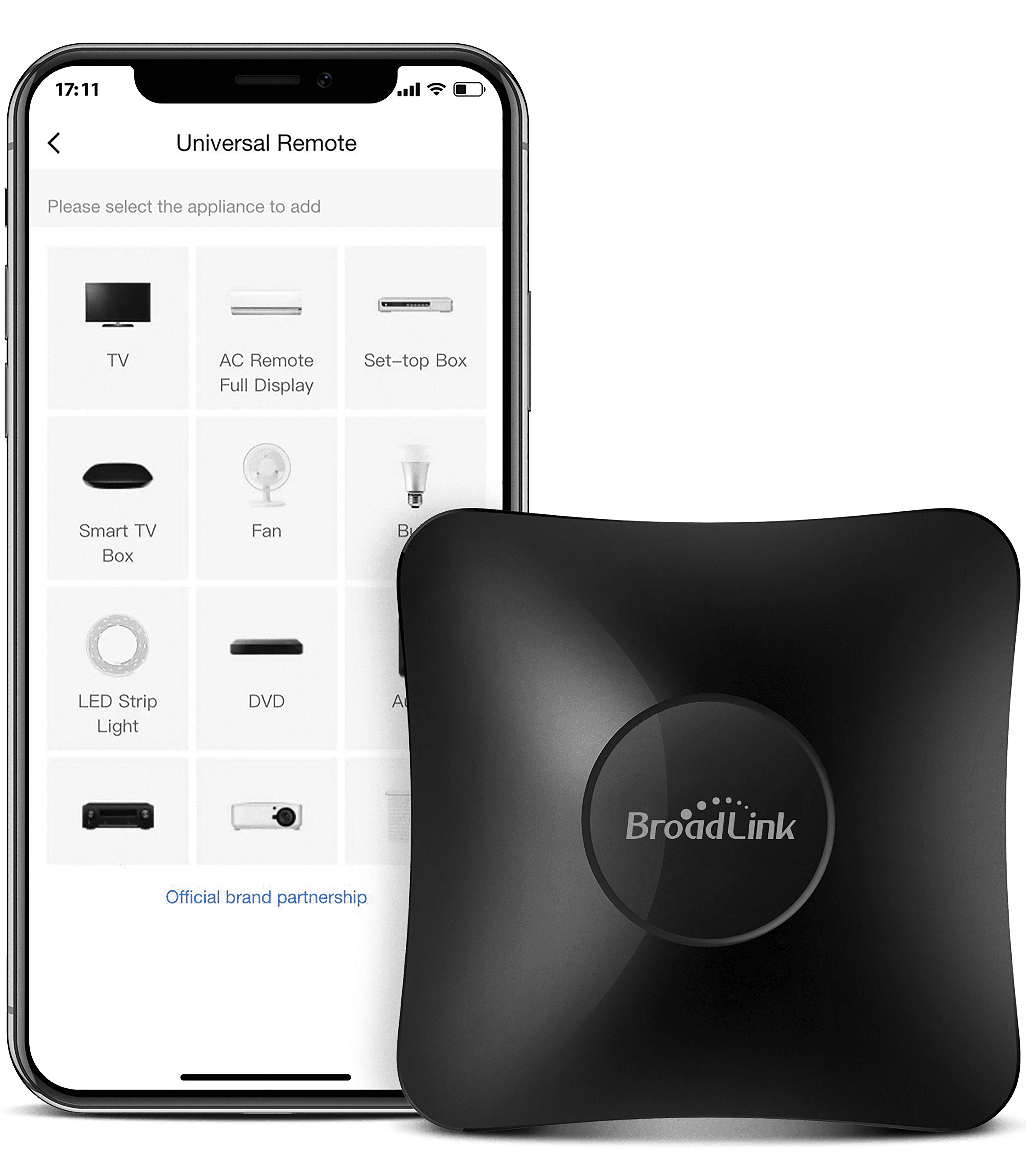 BroadLink Smart Home Hub with WiFi IR/RF Control