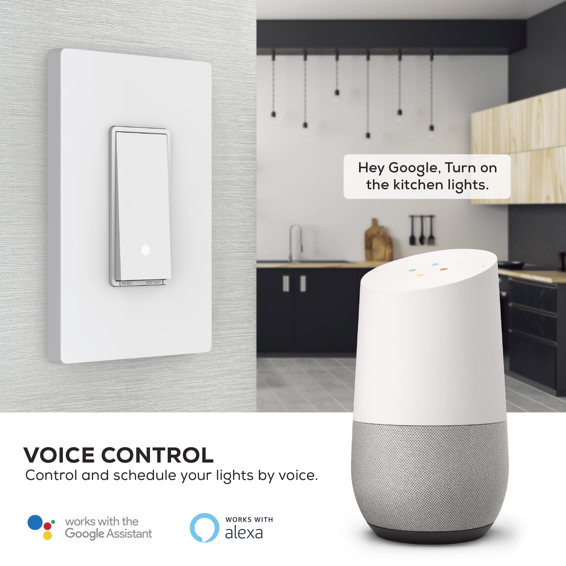 Merkury Innovations Smart Wifi Light Switch