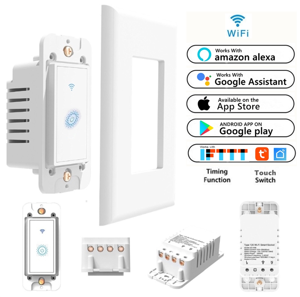 Smart Wi-Fi Light Switch with Remote Control