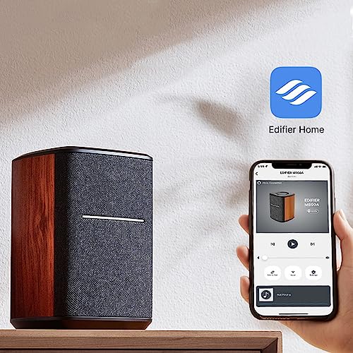 Edifier MS50A Wi-Fi Bluetooth Smart Speaker - Brown