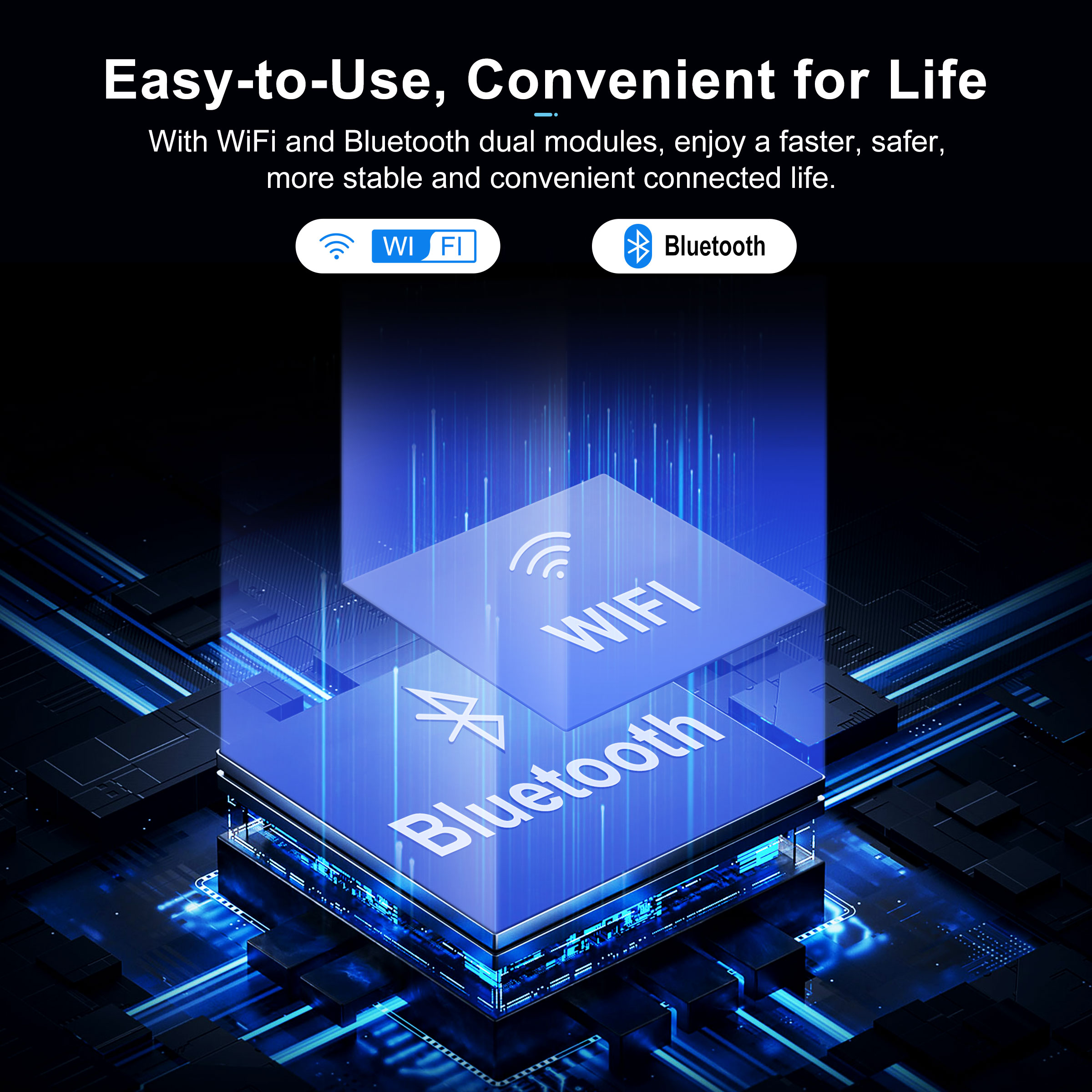 GIRIER Smart WiFi Touch Light Switch for Home