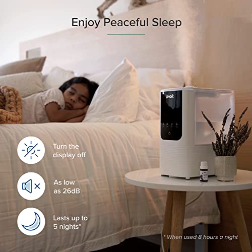 Smart Ultrasonic Cool and Warm Mist Humidifier