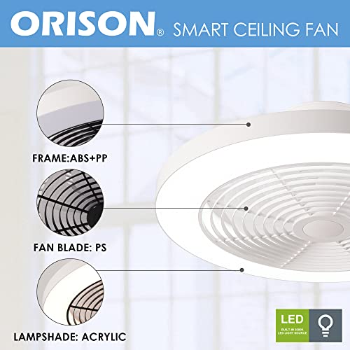 Orison Slim Ceiling Fan with Light