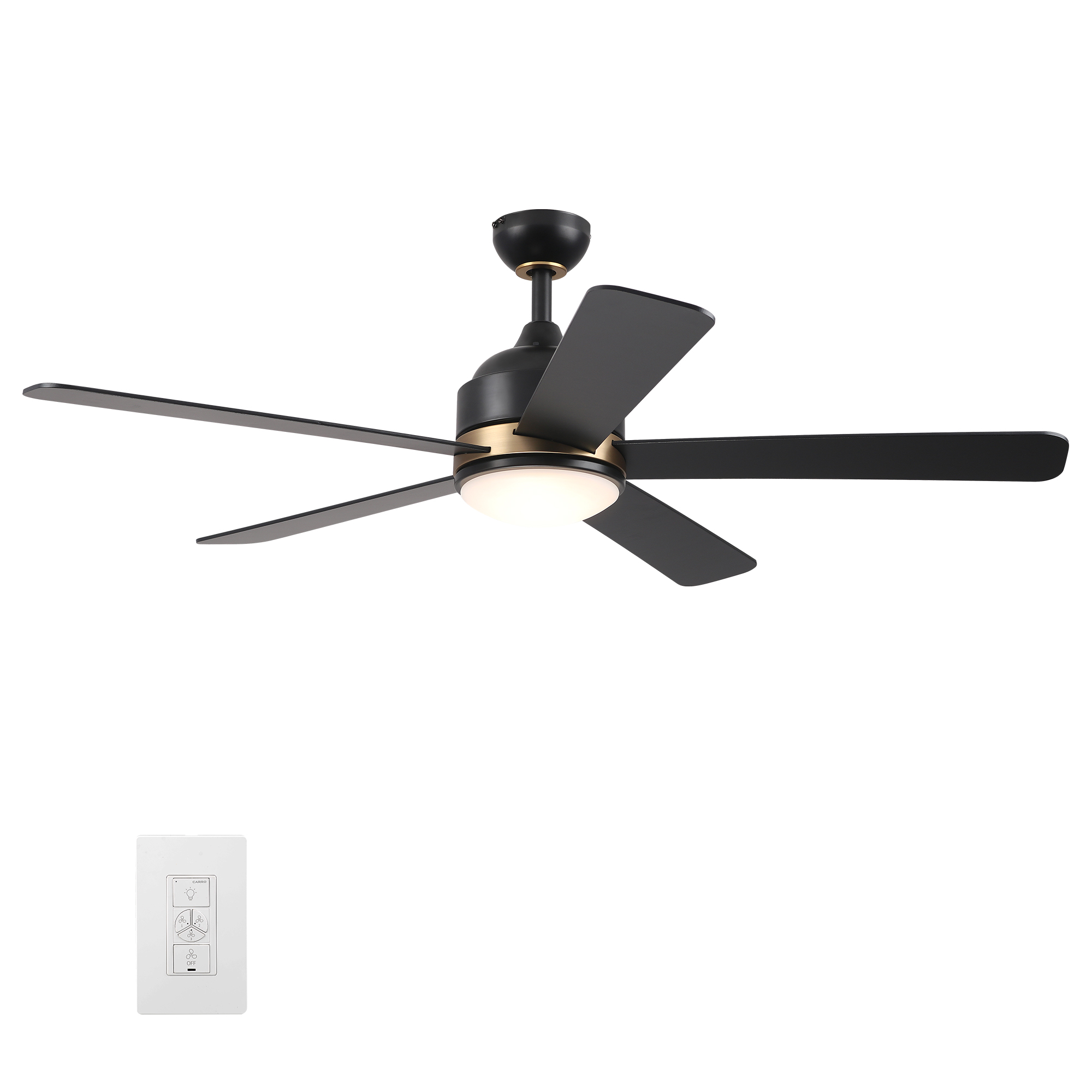 52" Smart Ceiling Fan with LED Light Kit