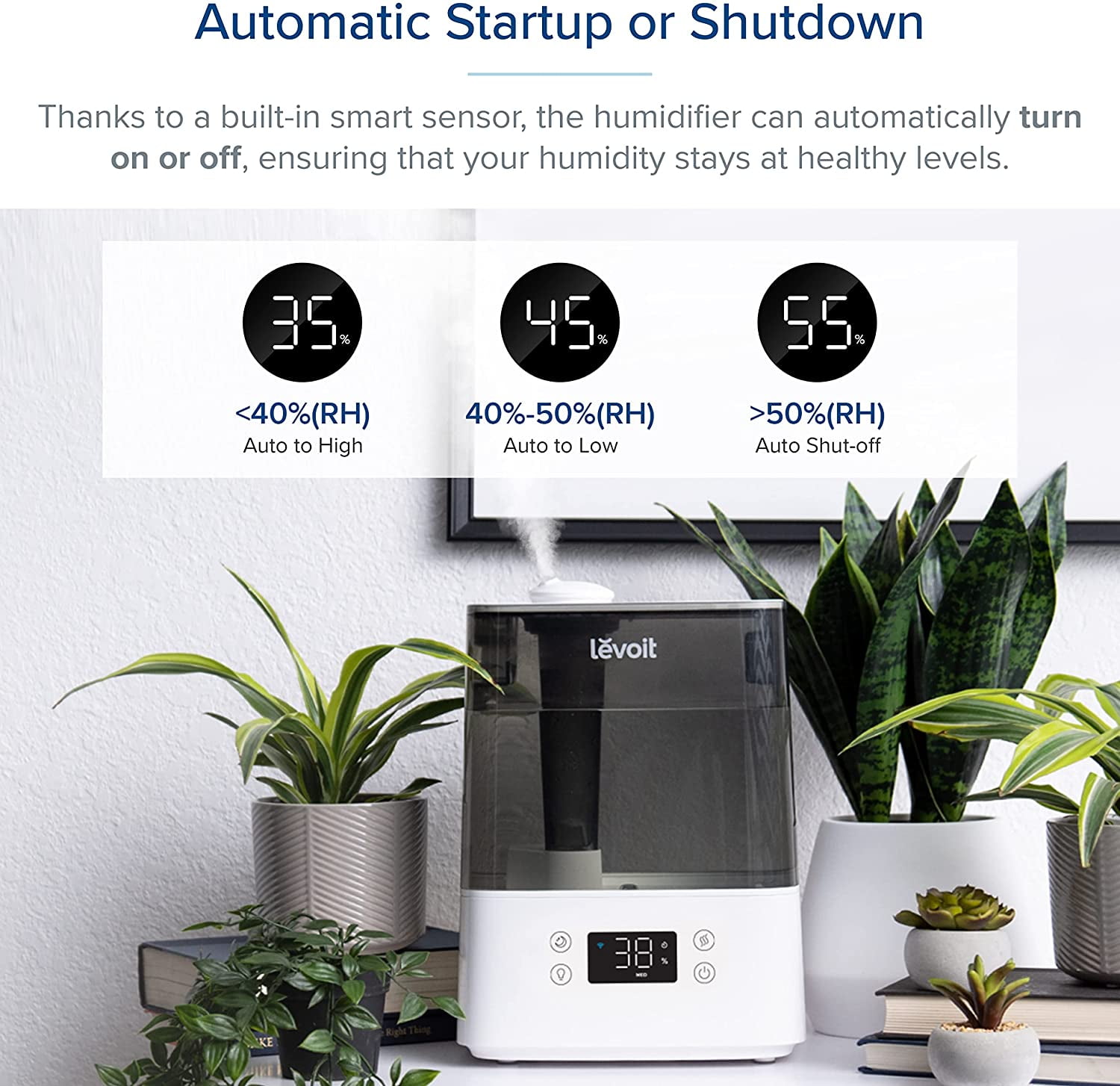 LEVOIT 6L Top Fill Humidifier for Home