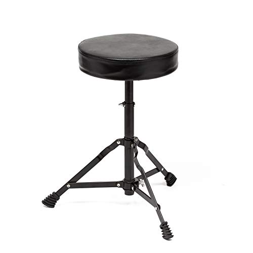 Ashthorpe 5-Piece Full Size Adult Drum Set - Red