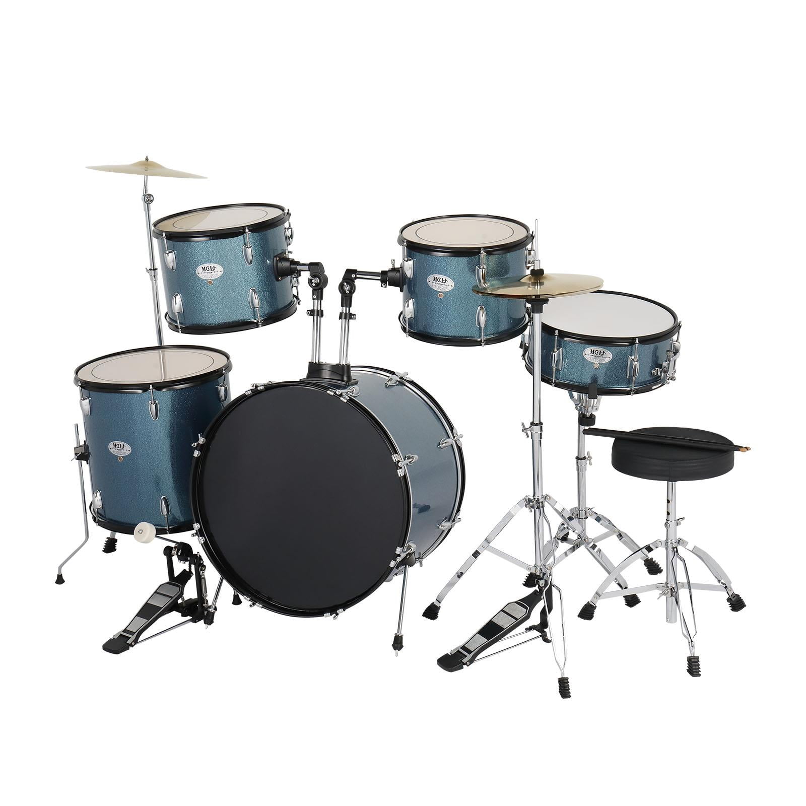 MCH 22-Inch 5-Piece Drum Set - Black