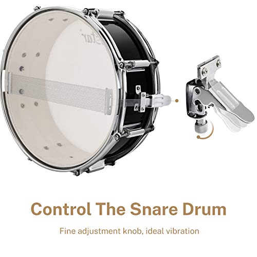 Eastar 5-Piece Full-Size Black Drum Kit