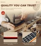 Vangoa Mandolin Musical Instrument A Style Acoustic Electric, 8 Strings Mahogany for Beginner Adults Teens, Red Burst