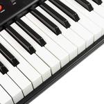 RockJam 61-Key Compact Keyboard Piano with LED Display, Keynote Stickers & Lessons
