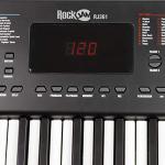 RockJam 61-Key Compact Keyboard Piano with LED Display, Keynote Stickers & Lessons