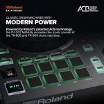 Roland DJ-202 Compact DJ Controller | 2-Channel, 4-Deck Controller for Serato DJ Lite | Large, Low-Latency Platters | Iconic Roland Drum Kit Sounds