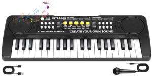 37 Key Upgrade Piano Keyboard for Kids Musical Toys for 3 4 5 6 Year Old Girls Keyboards Pianos for Beginners with Microphone for 3+ Year Old Boys Girls Gifts