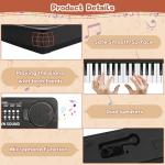 37 Key Upgrade Piano Keyboard for Kids Musical Toys for 3 4 5 6 Year Old Girls Keyboards Pianos for Beginners with Microphone for 3+ Year Old Boys Girls Gifts