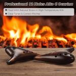 OcarinaWind 12 Hole Ocarina Classic Masterpiece Collectible, Alto C Ceramic Ocarina (Forest Whisper) (Stawfire Ceramic)