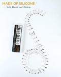 BEATBIT Piano Notes Guide for Beginner, Removable Piano Keyboard Note Labels for Learning, 88-Key Full Size, Made of Silicone, No Need Stickers, Reusable and Comes with Box (Classic Black）