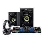 Hercules DJ Starter Kit with Starlight Controller, Monitor Speakers, Headphones, and Serato DJ Lite Software