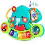 Baby Piano Toy 6 to 12 Months Light Up Music Baby Toys for 6 9 12 18 Months Early Learning Educational Piano Keyboard Infant Babies Girl Toy 1 Year Old Boy Girls Gift