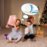 Kids Drum Set,8 Inch Wooden Drum Toys,Educational Baby Musical Toy with an Adjustable Strap and 2 Drumsticks,Sensory Musical Instrument Toys for Toddler,Kids,Boys & Girls